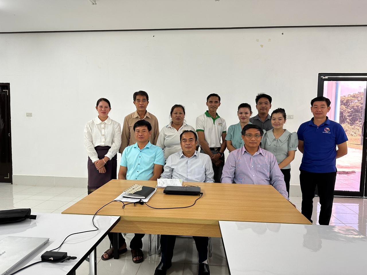 ກອງປະຊຸມປະເມີນການກໍ່ສ້າງໜ່ວຍພັກປອດໃສ, ເຂັ້ມແຂງ, ໜັກແໜ້ນຂອງໜ່ວຍ  ສູນຄົ້ນຄວ້ນພືດຜັກ ແລະ ໄມ້ໃຫ້ໝາກ ປະຈໍາປີ 2023