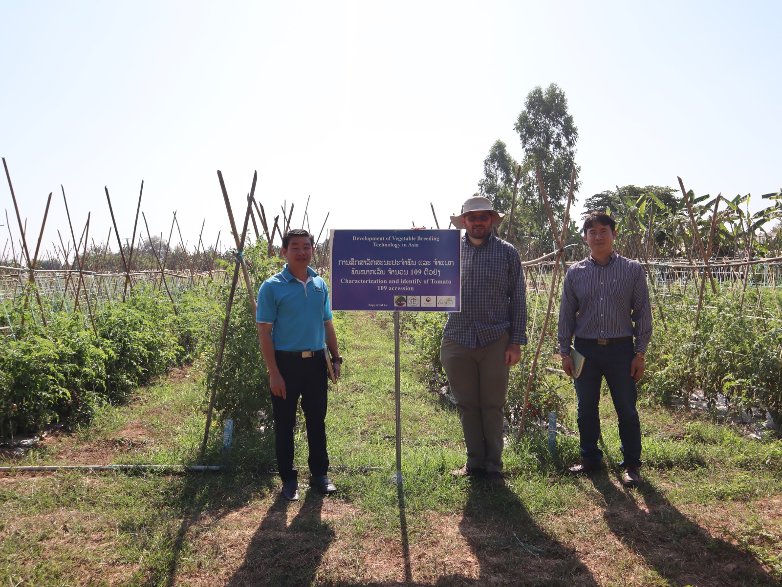 ການລົງຕິດຕາມການຈັດຕັ້ງປະຕິບັດໂຄງການພັດທະນາເຕັກນິກການປັບປຸງພັນພືດຜັກ (AFACI_Breeding)