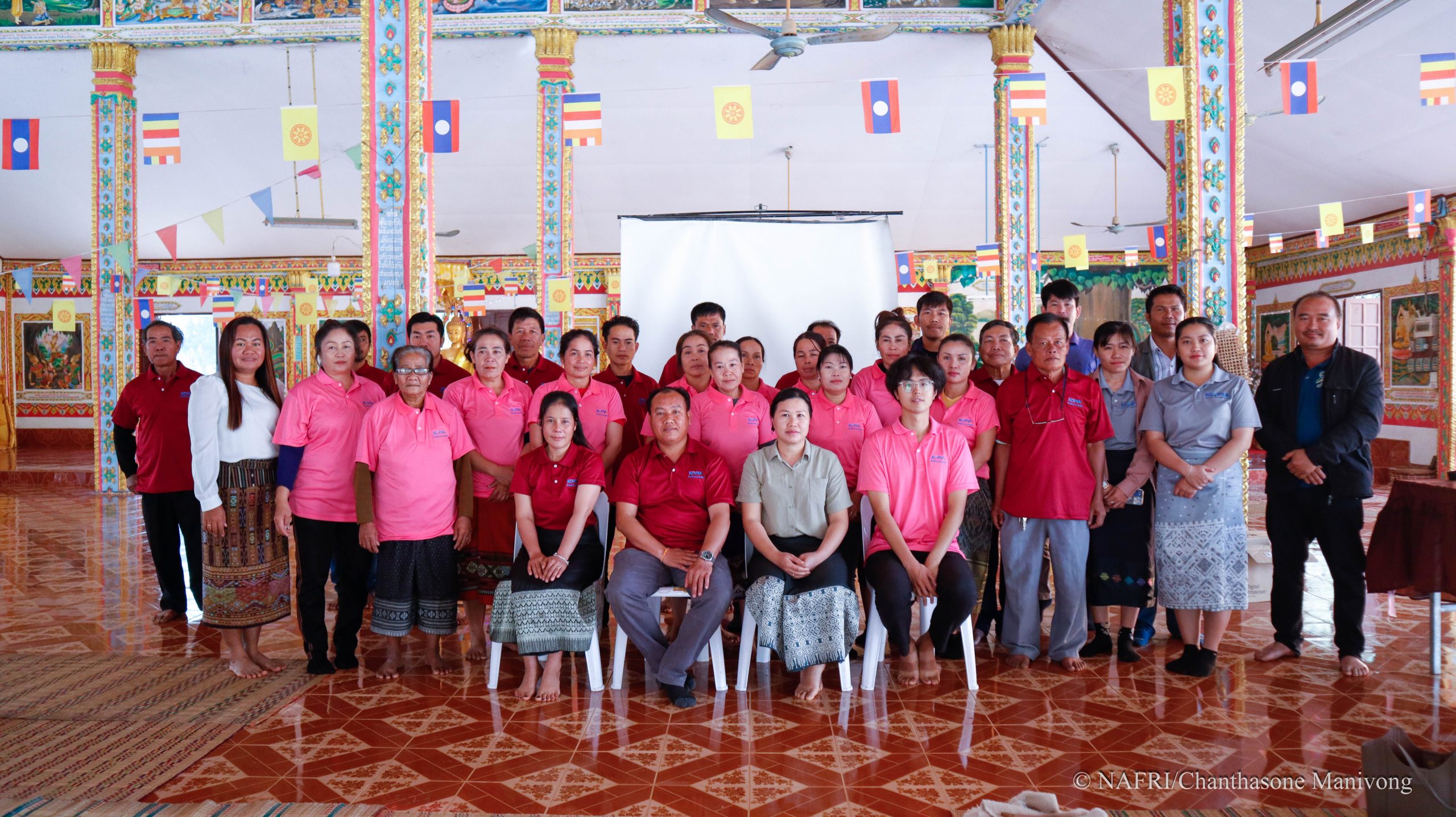 ຝຶກອົບຮົມເຕັກນິກການຜະລິດເຂົ້າ​ເປັນ​ສິນ​ຄ້າ ແລະ ການ​ຜະ​ລິດ​ເມັດ​ພັນໃຫ້​ສະ​ມາ​ສິກຊາວ​ນາ​ກຸ່ມທີ່3 ບ້ານໝາກ​ຮຽວ ແລະ ບ້ານ​ໝາກ​ນາວ​ເໜືອ ເມືອງປາກ​ງື່ມ ນະ​ຄອນ​ຫຼວງວຽງ​ຈັນ