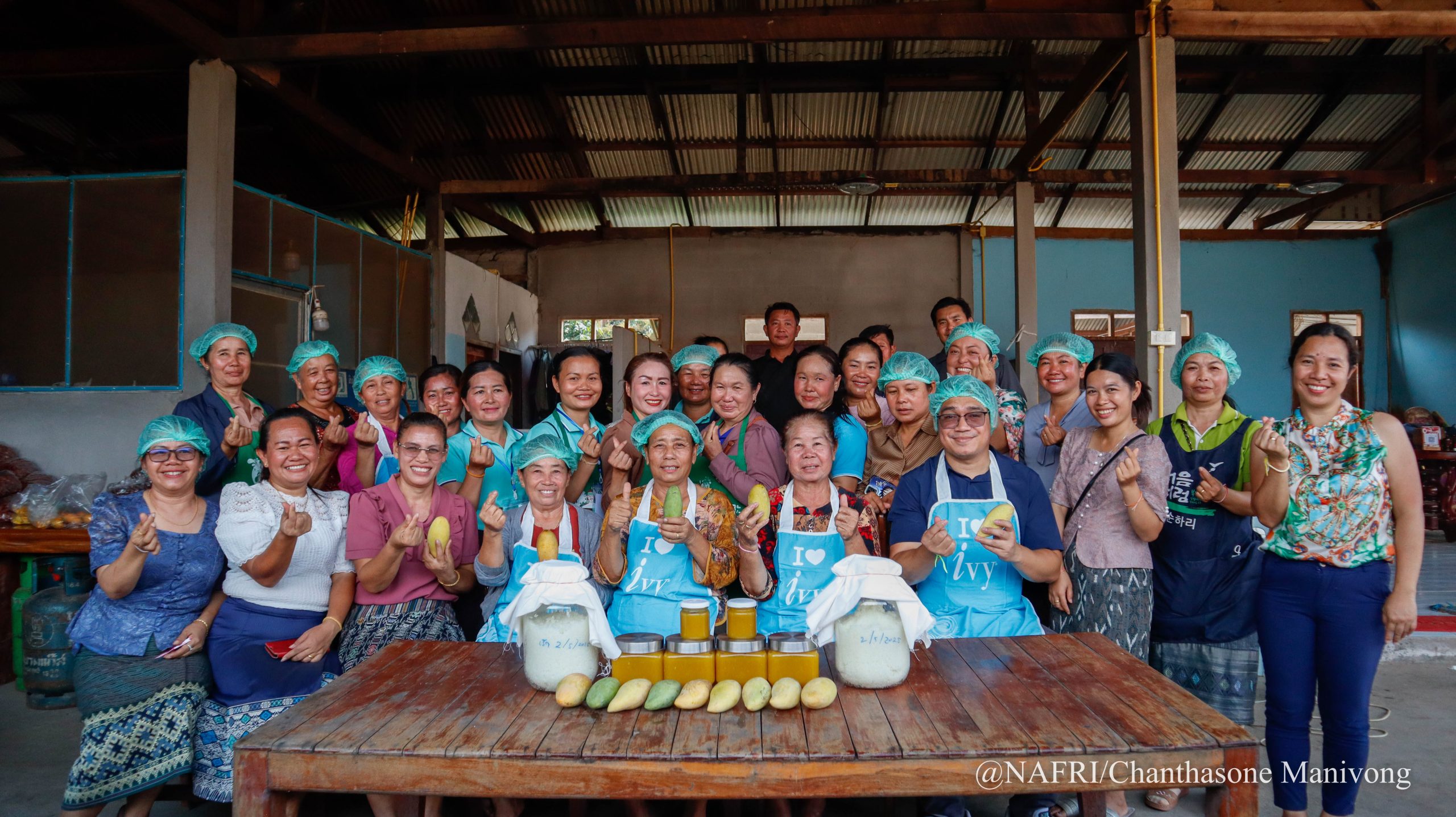 ຝຶກອົບຮົມທາງດ້ານເຕັກນິກການປຸງແຕ່ງອາຫານ ຂອງຜະລິດຕະພັນເຂົ້າ ແລະ ໄມ້ໃຫ້ໝາກໃຫ້ເປັນສິນຄ້າ ໃຫ້ແກ່ສະຫະພັນແມ່ຍິງໃນຊຸມຊົນ ແລະ ຜູ້ປະກອບການ